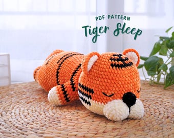 Tiger Amigurumi Crochet Pattern, Amigurumi Crochet Pattern, Amigurumi Crochet Pattern English, Handmade Amigurumi Crochet Pattern