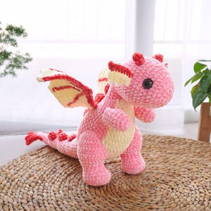 Combo 2in1 Rosie and Small Rosie Dragon Crochet Patterns, Amigurumi ...