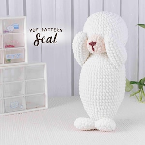 Seal Crochet Pattern, Underwater Animals Crochet Pattern, Amigurumi Crochet Pattern,  Stuffed Sea Animals Crochet Pattern, PDF Pattern