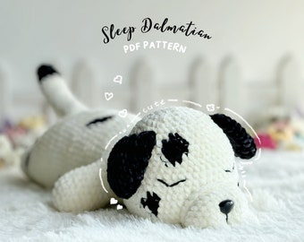 Dalmatian Amigurumi Crochet Pattern, Amigurumi Crochet Pattern, Puppy Crochet Pattern English, Dog Crochet Pattern