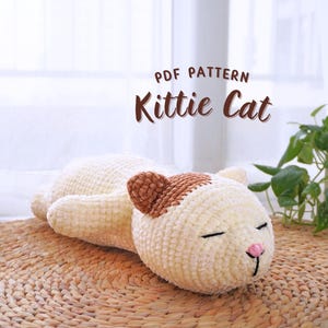 Wzór na szydełko Amigurumi dla kota, Wzór na szydełko Amigurumi, Wzór na szydełko Amigurumi po angielsku, Ręcznie robiony wzór na szydełko Amigurumi