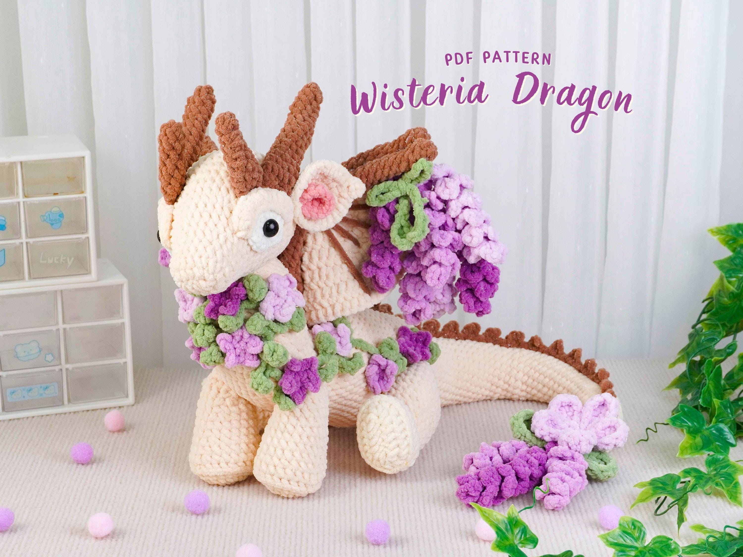 Wisteria Dragon Amigurumi Pattern