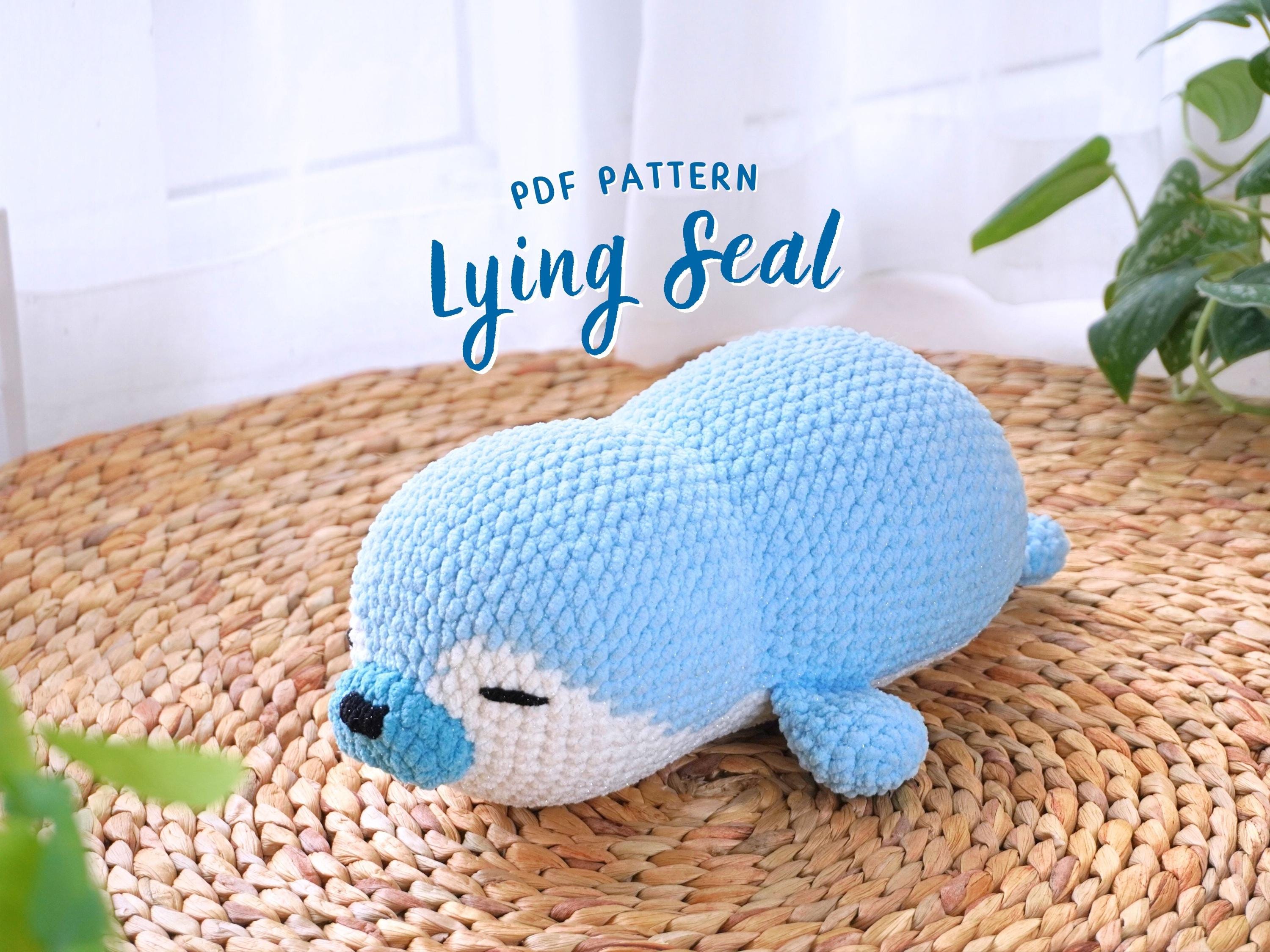 Lying Seal Crochet Pattern, Underwater Animals Crochet Pattern, Amigurumi Crochet Pattern,  Stuffed Sea Animals Crochet Pattern
