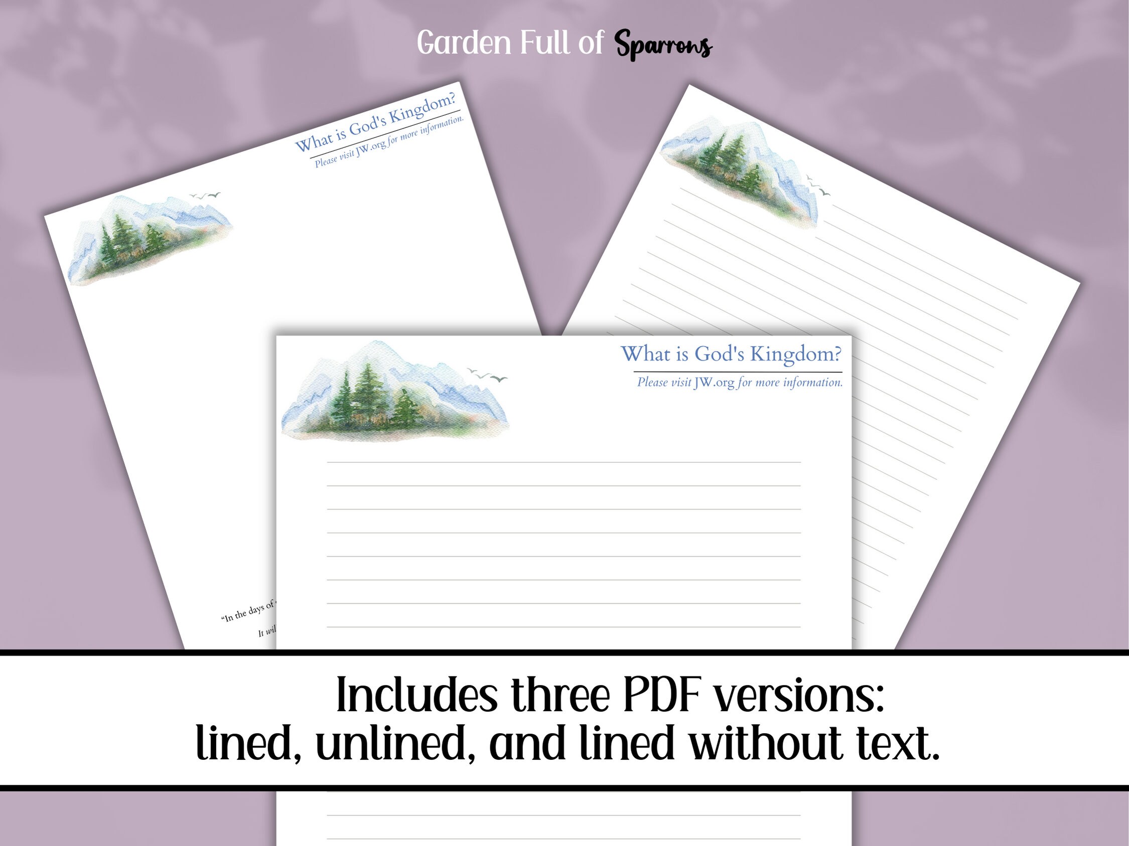 JW September 2023 Special Campaign Letter Writing JW Etsy Australia