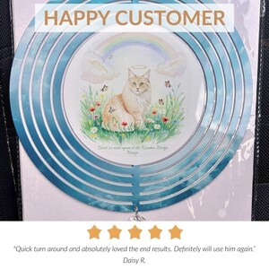 Rainbow Bridge Dog Memorial Custom Dog Portrait Watercolor Style Pet Memorial Gift Dog Mom Dog Dad Art Dog Lover Printable Pet Loss Gift image 3