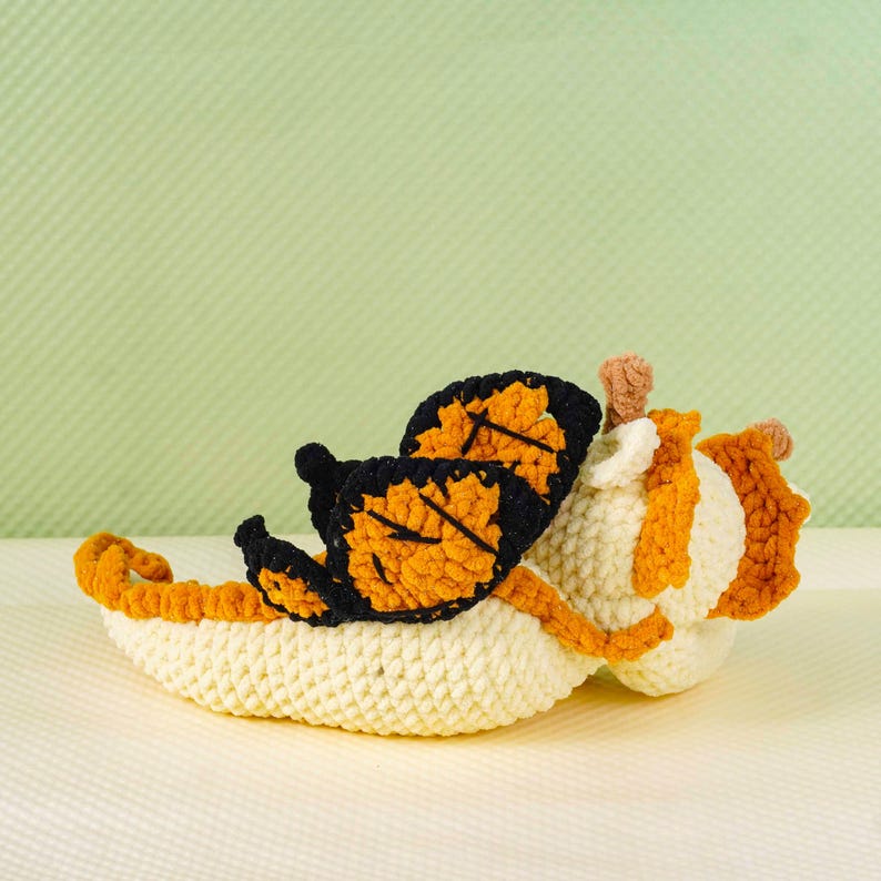 Säsongsbetonade virkmönster för drakar, sommardrakmönster, vårdrakmönster, amigurumidrake PDF-mönster, PDF-mönster bild 8