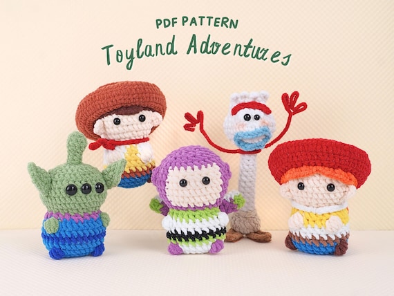 Toyland Adventures Crochet Patterns Bundle, Amigurumi Crochet Pattern, Stuffed Toy Crochet Pattern, Toy Crochet Patterns