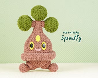 Sprouffy Crochet Pattern, Amigurumi Tree Crochet Pattern,Plush Plant PDF Pattern, Sprouffy Tree Toy Pattern, PDF Crochet Tutorial