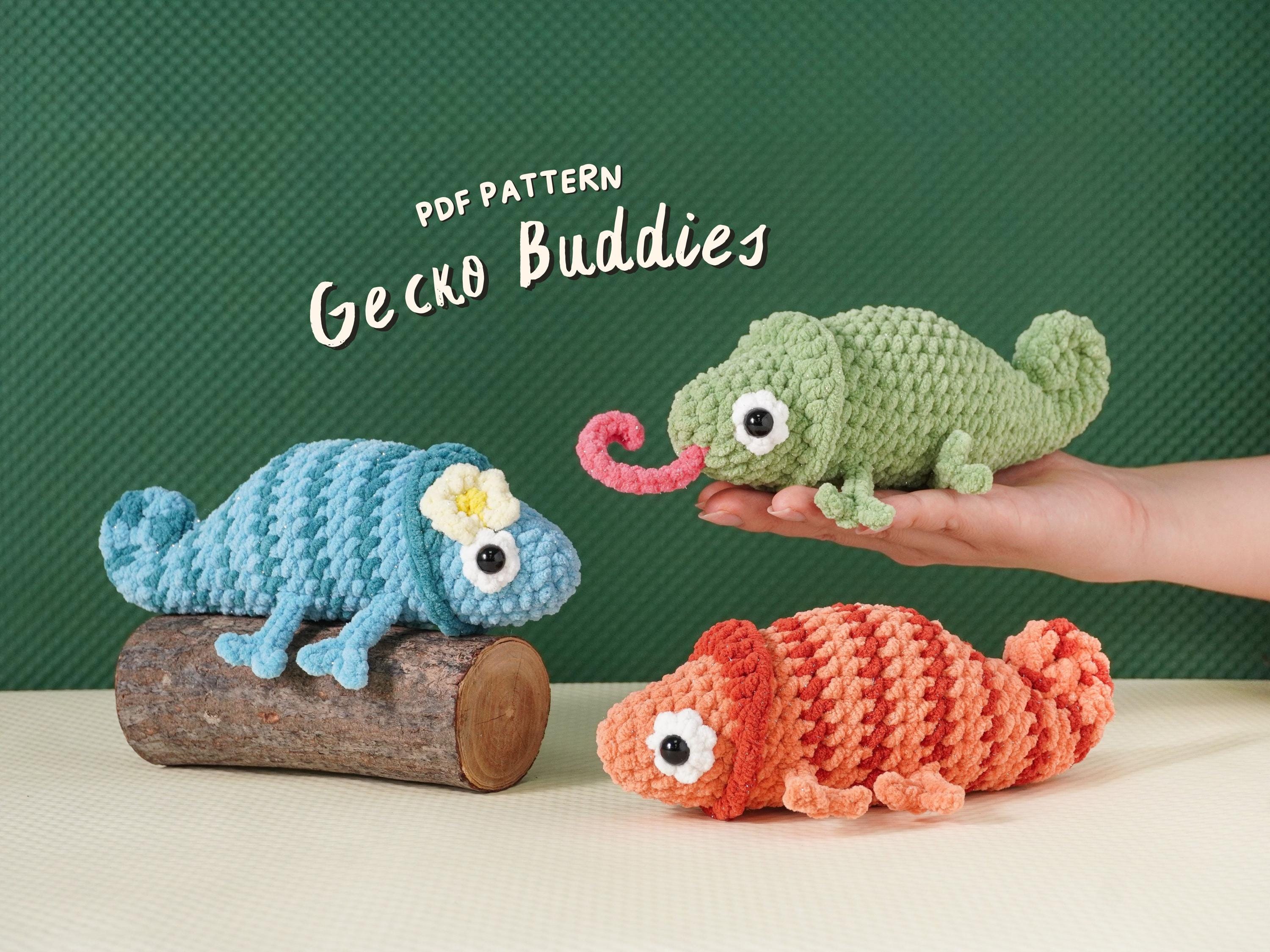 Gecko Buddies Crochet Patterns Bundle | Gus the Gecko Pattern, Ziggy ...