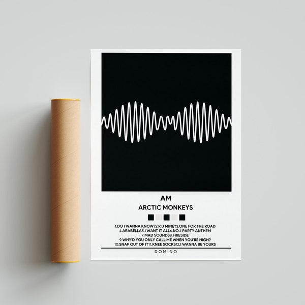 Artic Monkeys - Am Album Cover Poster, Artic Monkeys Poster Print, Music Gifts, Digital Print Poster