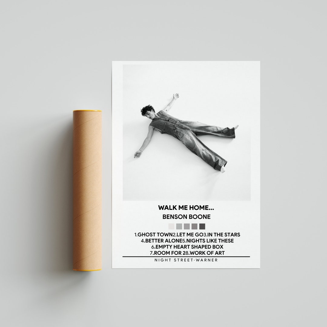Benson Boone Walk Me Home Album Cover Poster Benson Boone Etsy