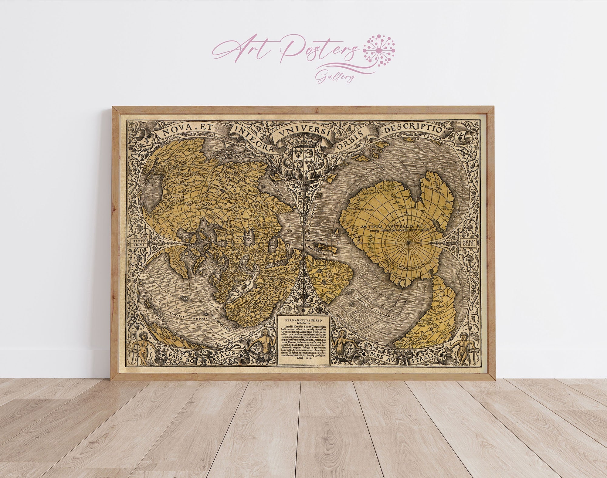 oronteus finaeus map of 1531