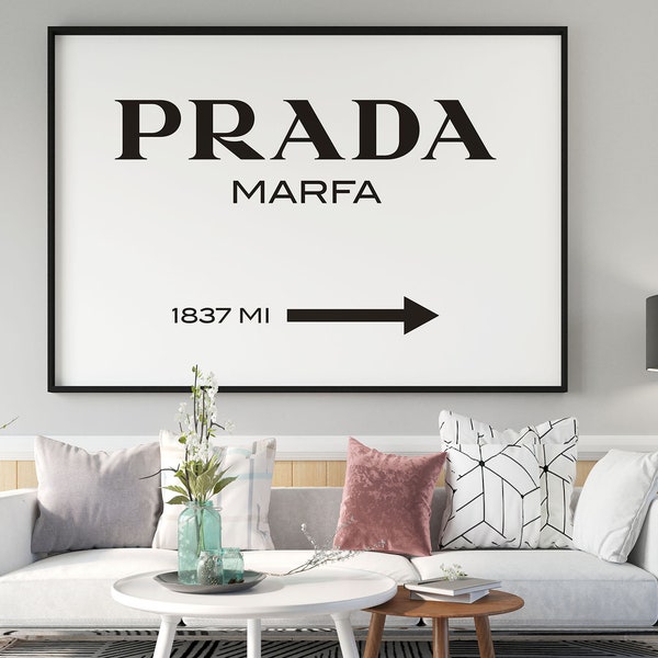Prada Marfa Leinwand