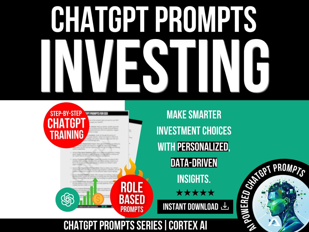 Chatgpt Prompts for Investing, Master the Art of Investing With AI ...