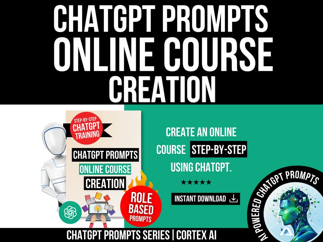 Chatgpt Prompts For Online Course Creation Online Course Idea Generation How To Create An Chatgpt Prompts For Online Course Creation Online Course Idea Generation How To Create An