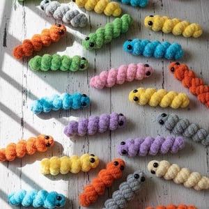 Wurm Amigurumi Häkelanleitung: Plüschtier (PDF)