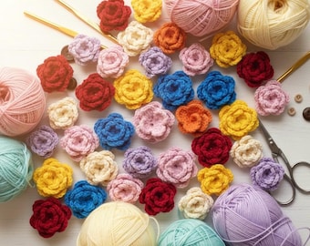 Crochet Rose Pattern: Handmade Flower Home Decor (PDF)