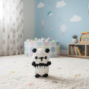 Panda Bear Amigurumi Crochet Pattern: Plush Animal (PDF Pattern)