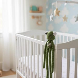 Crochet Frog Pattern PDF, Amigurumi Frog Pattern, Cute Stuffed Animal Crochet Digital Download, Easy Crochet Frog Tutorial Beginner Friendly