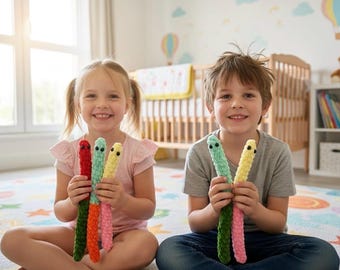 Häkelanleitung für Schlangen: Amigurumi Plüschtier (PDF Pattern)
