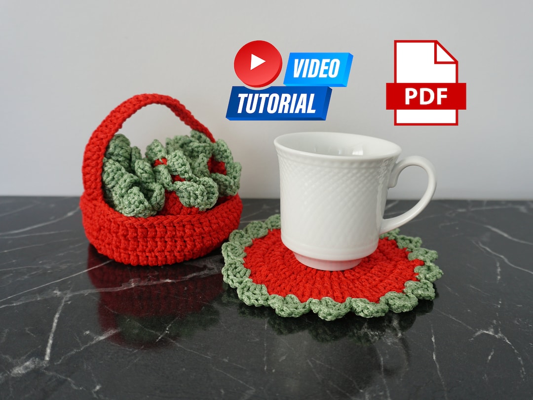 Coaster Crochet Pattern Unique Crochet Coaster Pattern Coaster Set Drink Coaster Personalised