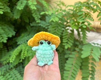 Haakpatroon voor een kikker (PDF), Amigurumi kikkerpatroon, Schattig gehaakt knuffeldier, Digitale download, Eenvoudig haakpatroon voor een knuffelkikker