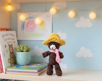 Padrão de crochê de ursinho de pelúcia: pelúcia amigurumi (padrão PDF)