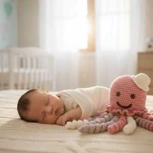 Octopus Crochet Pattern: Amigurumi Lovey  (PDF)