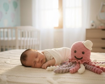 Octopus Crochet Pattern: Amigurumi Lovey  (PDF)