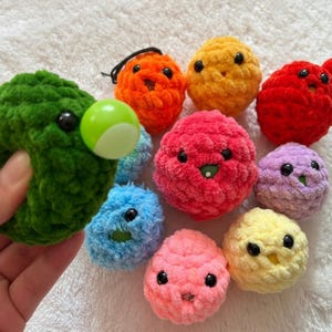 Crochet Stress Blob Pattern: No Sew Amigurumi Toy (PDF)