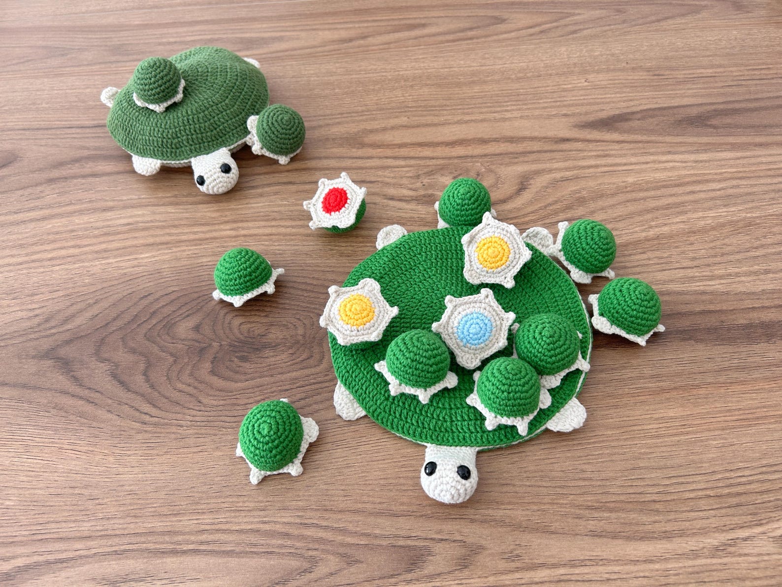 Crochet Turtle Memory Game Pattern: PDF Tutorial (digital Download) - Etsy