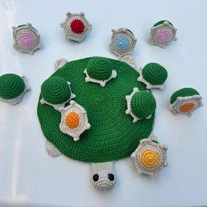 Crochet Turtle Memory Game Pattern: PDF Tutorial (digital Download) - Etsy