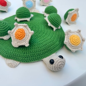 Crochet Turtle Memory Game Pattern: PDF Tutorial (digital Download) - Etsy