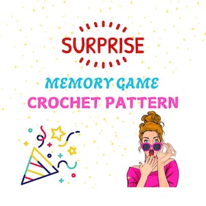 SURPRISE 2 CROCHET PATTERN +1 Bonus Crochet Game Pattern Amigurumi Toys Crochet for Beginner Bundle Crochet Pattern Easy Amigurumi