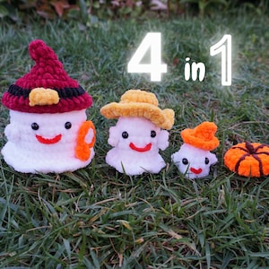 Ghost Crochet Pattern Halloween Crochet Pattern Crochet Ghost Pattern Crochet Halloween Pattern Crochet Pattern Halloween Halloween Decor