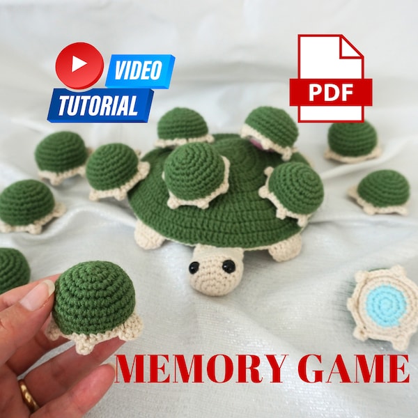 Häkelanleitung Schildkröte Memory Spiel Häkelanleitung Schildkröte Häkelanleitung Amigurumi Häkelanleitung Memory Spiel Häkelanleitung Memory Schildkröte