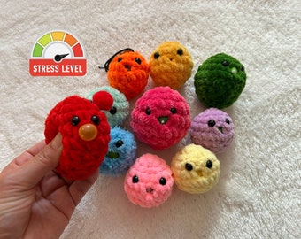 Crochet Stress Blob Pattern blobs pattern crochet pattern amigurumi toy pattern for kids crochet fidget toys  pattern no sew pattern plushie