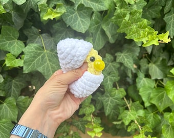 Crochet Chick Stress Blob Pattern: Amigurumi Toy (PDF Pattern)