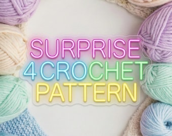 4 Surprise Crochet Pattern Pdf File Beginner Amigurumi Pattern