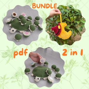 Crochet Turtle Memory Game  and Moon Pattern Turtle Crochet Pattern Amigurumi Crochet Pattern Memory Game Memory Turtle Matching Game