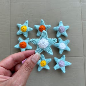Memory Game Crochet Star Pattern Star Crochet Pattern Amigurumi Crochet Pattern Star Amigurumi Pattern Crochet Matching Game Sea Animals