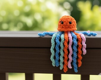 Crochet Jellyfish Pattern: Amigurumi Sea Animal Plushie (PDF)