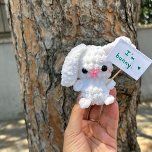 Moon & Rabbit Crochet Pattern Amigurumi Crochet Patterns No Sew Crochet ...