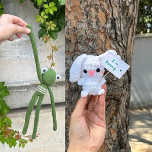 Bundle patterns Rabbit and Frog crochet patterns amigurumi crochet beginner crochet crochet toy crochet tutorials  crochet pattern pdf