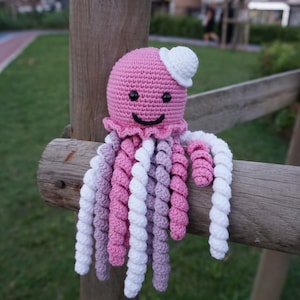 Octopus Crochet Pattern Crochet Lovey Pattern Amigurumi Crochet Octopus Baby Crochet Pattern Jellyfish Crochet Sea Pattern Amigurumi Octopus
