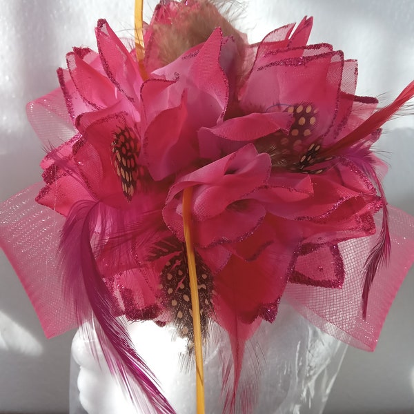 Burgunder Fascinator