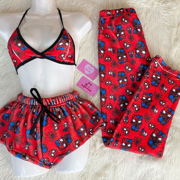 Couple pajamas Hello Kiitty/Sanr1o/Spiderkitty