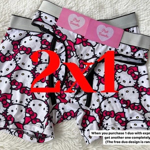 Big face hello kitty matching plush Pijamas – Fun underwear