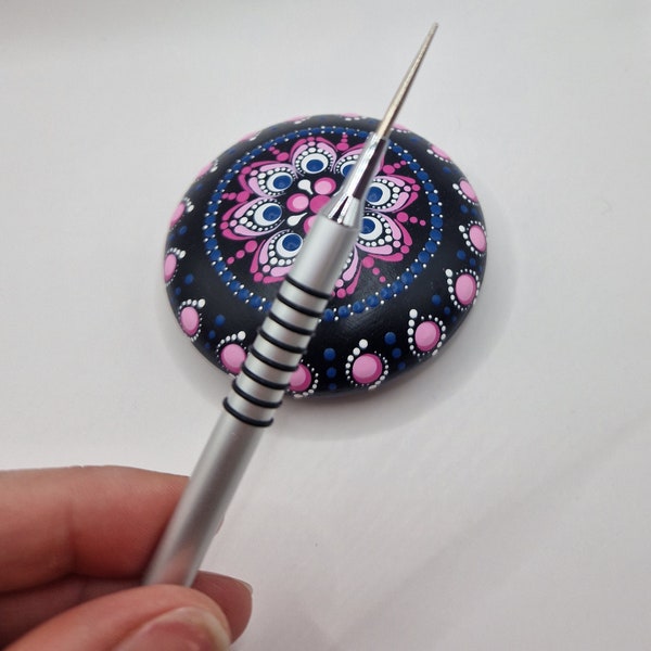 Hochwertiges Dotting Tool für Swooshes / Werkzeug zum Punktieren mit Farbe, Punktmalerei, Kunst, Mandala auf Stein, Holz, Keramik