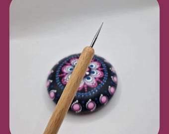 Dotting Tool fein – Mandala Werkzeug für Steinmalerei, Dot Painting & Swoosh Technik, 0,4-0,8mm